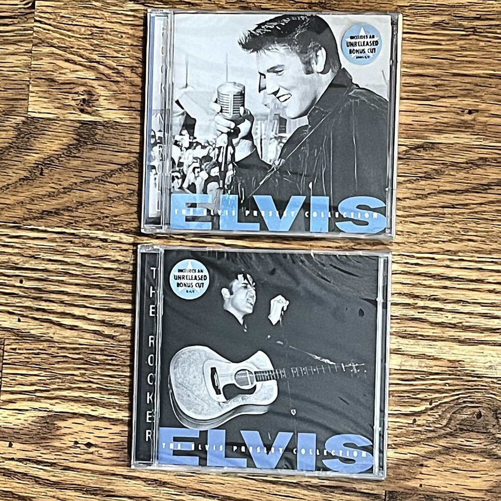 1997-8 The Elvis Presley Collection Time Life Music Rock N' Roll Set Of 2 Sealed